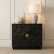 Faulkner Oak and Brushed Gold 3 Drawer Chest