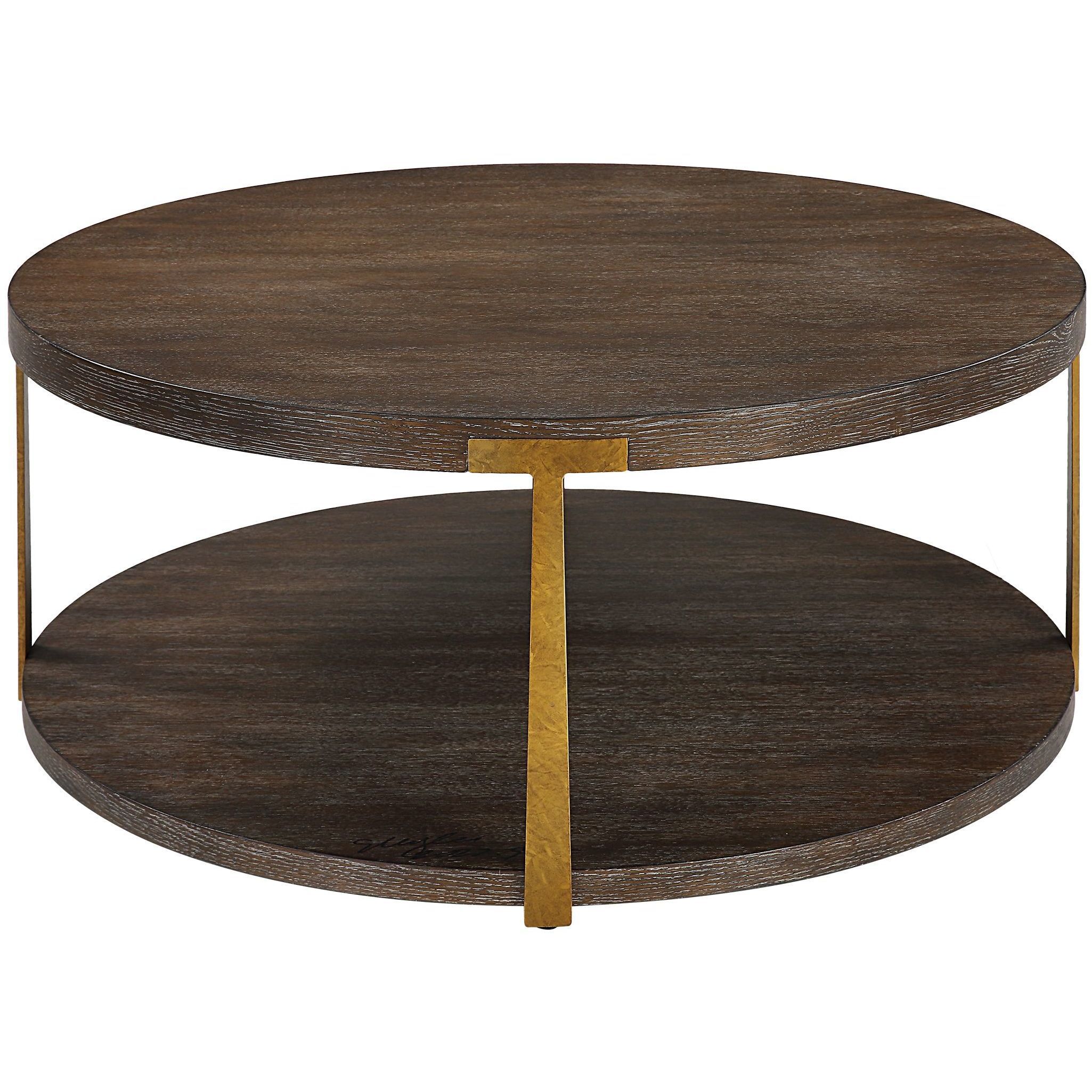 Palisade 40 X 17 inch Coffee and Antique Gold Coffee Table