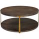 Palisade 40 X 17 inch Coffee and Antique Gold Coffee Table