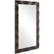 Wrinkle 69.63 X 39.63 inch Dark Walnut Mirror