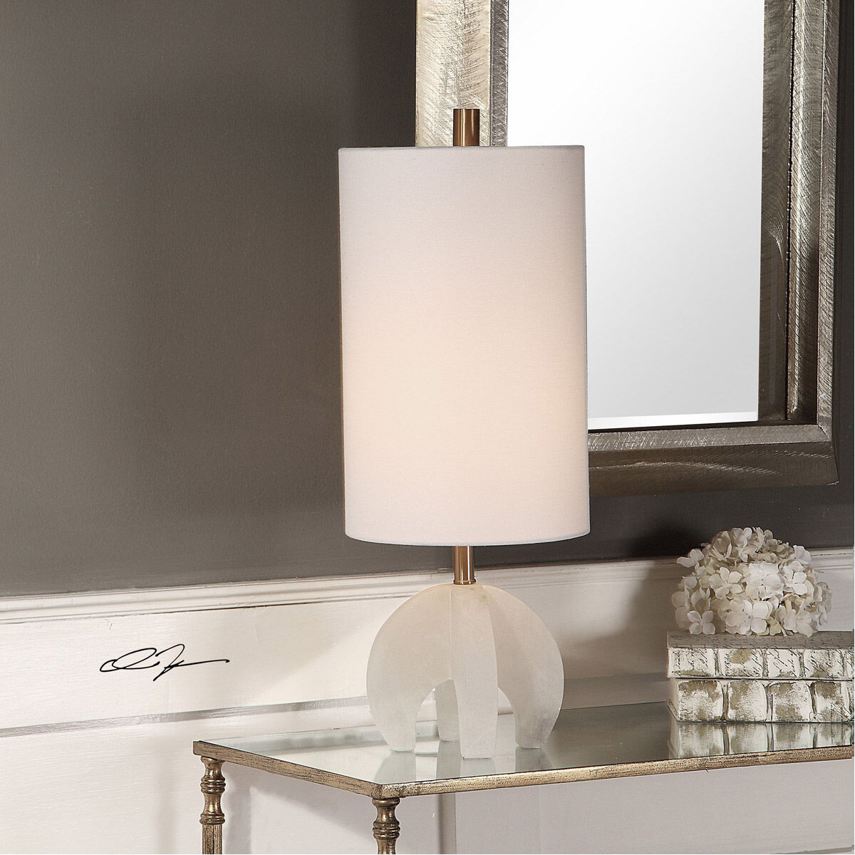 Brushed nickel hotsell desk lamp