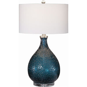 Eline 29 inch 150 watt Blue Table Lamp Portable Light