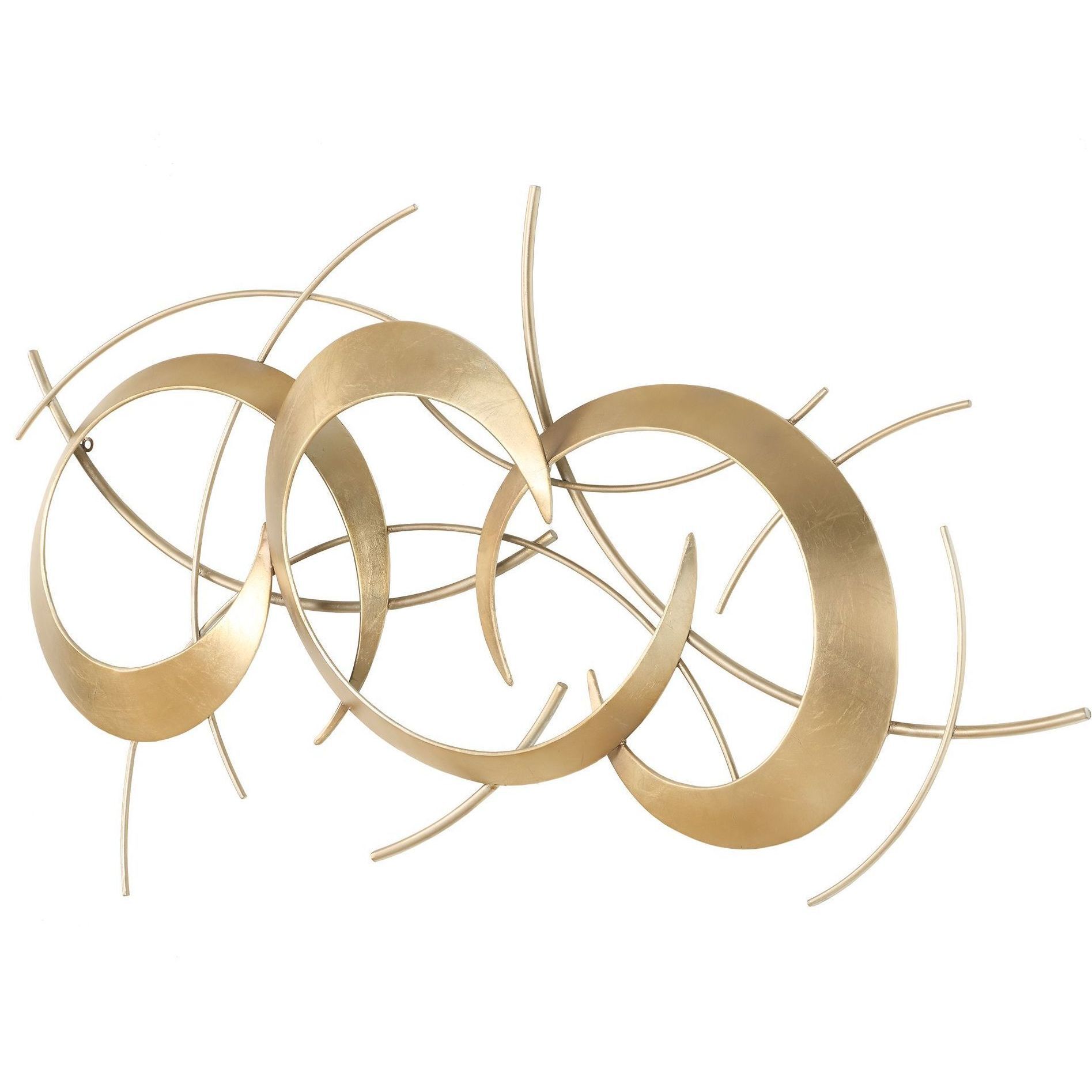 Motivate Antique Gold and Warm Silver Wall Art