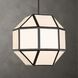 Hoi LED 24 inch Matte Black Chandelier Ceiling Light