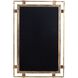 Elsher 45 X 30 inch Antiqued Gold Mirror