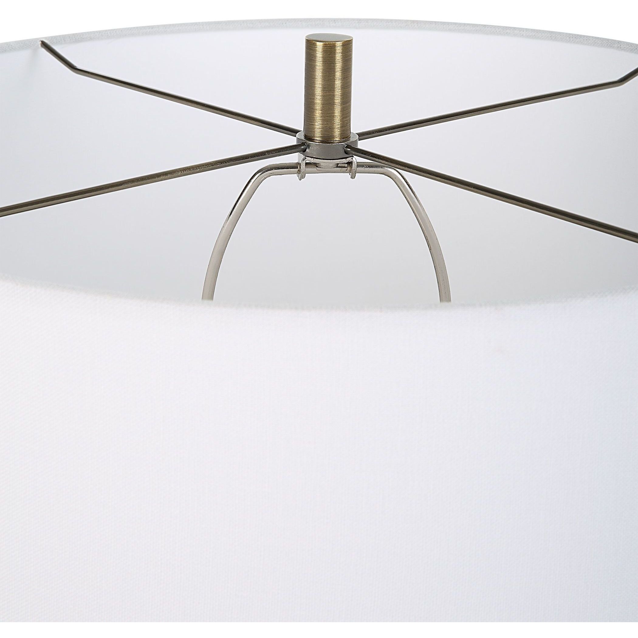 Nataly 26 inch 150.00 watt Crackled Aged Green Glaze and Antique Brass Table Lamp Portable Light