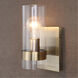 Cardiff 1 Light 5 inch Oxidized Antique Brass Cylinder Sconce Wall Light