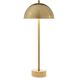 Dunham 28.25 inch 40.00 watt Brass and Travertine Buffet Lamp Portable Light
