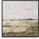 Fragment Gray and Green and Beige and Black Hand Painted Landscape Art