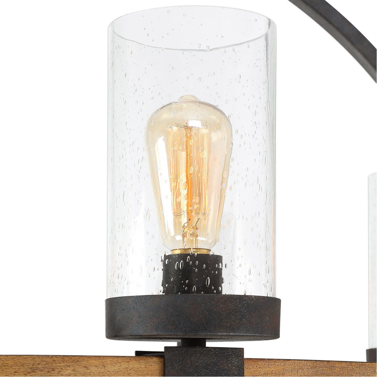 Atwood 8 Light 39 inch Manhattan Finish Pendant Ceiling Light 