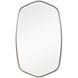 Duronia 36 X 22 inch Brushed Silver Wall Mirror 