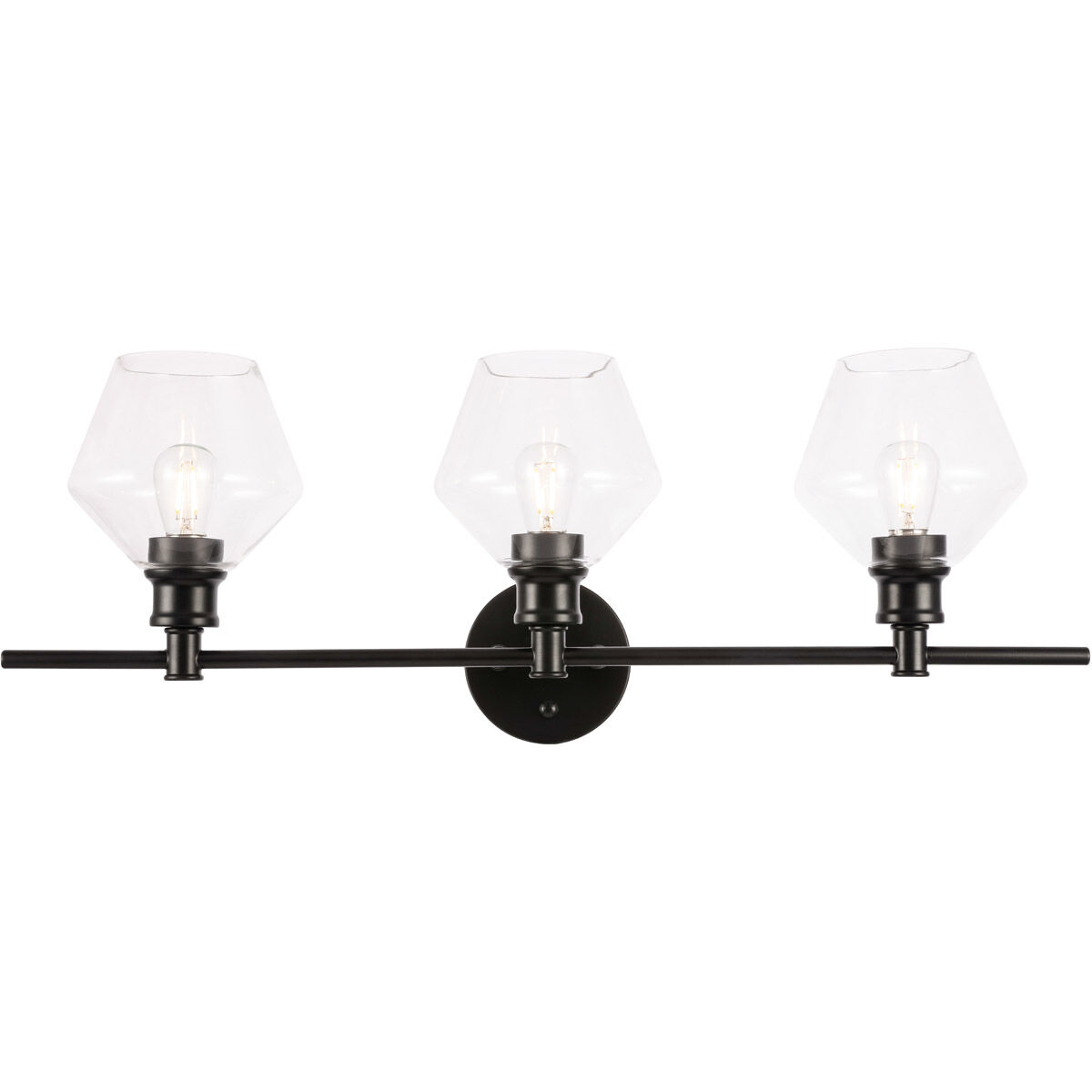 Rochester 3 Light 28 inch Black Wall sconce Wall Light