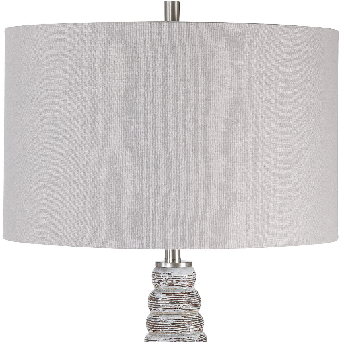 Arapahoe 29 inch 150.00 watt Distressed Rust Brown and Light Gray Crackle Table lamp Portable Light