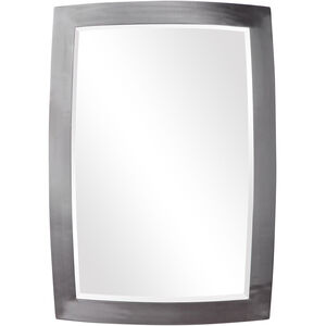 Haskill 34 X 24 inch Brushed Nickel Wall Mirror