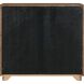 Flores Walnut Stain and Brass 2 Door Cabinet