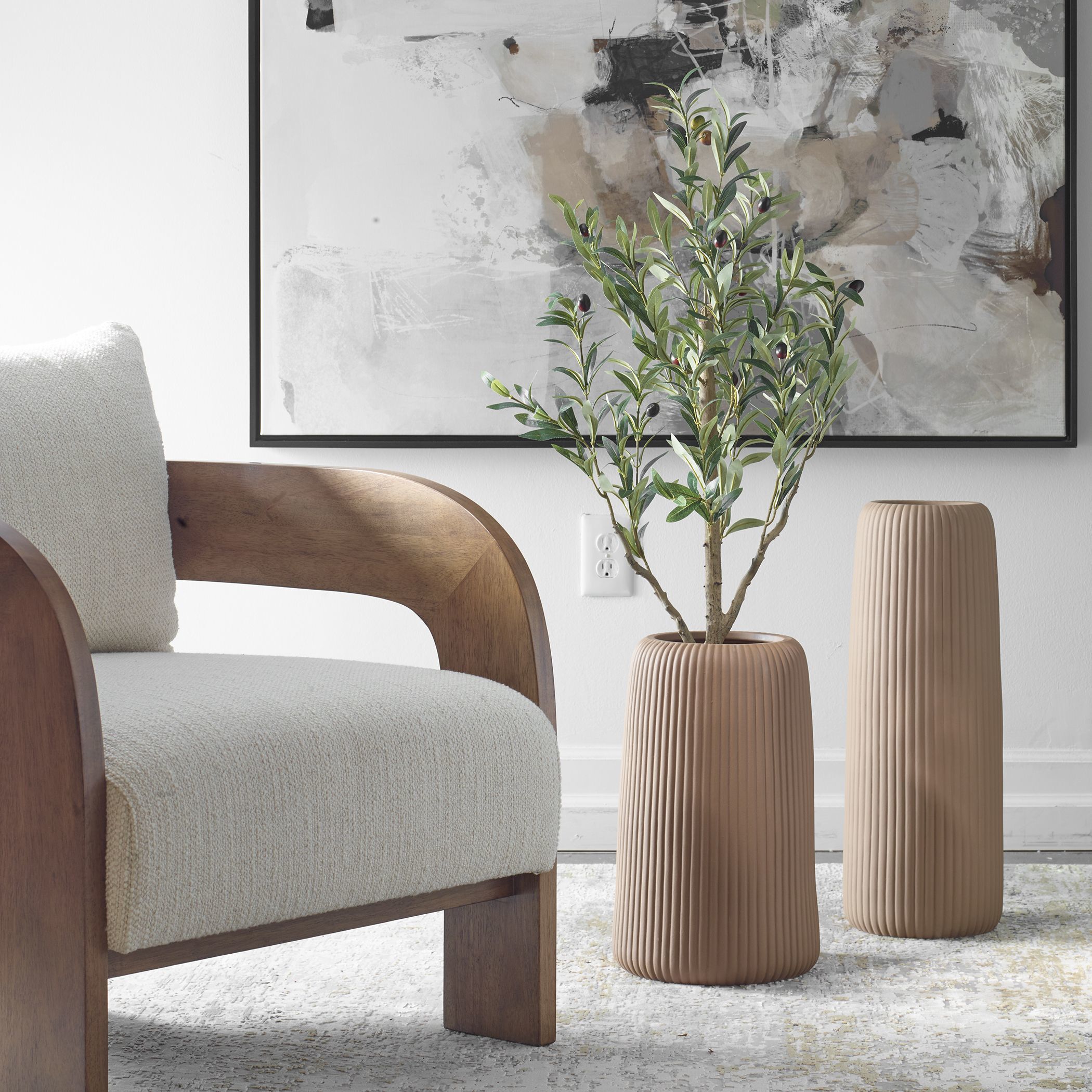 Ridge 22 X 8.25 inch Vases, Set of 2