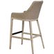 Paloma 44.7 inch Oatmeal and Cerused Wheat with Oyster White Outdoor Bar Stool