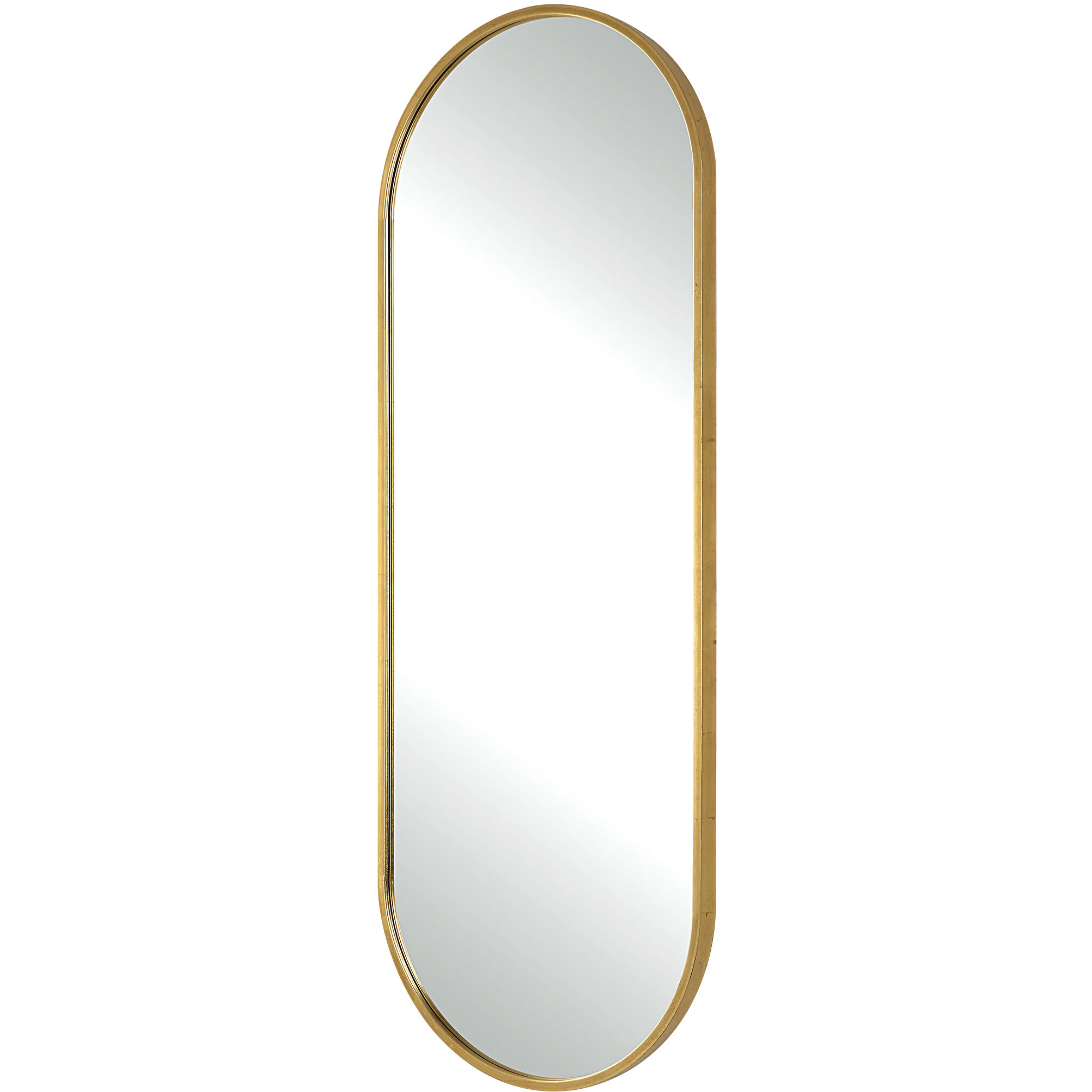 Varina 60 X 22 inch Antiqued Gold Leaf Mirror