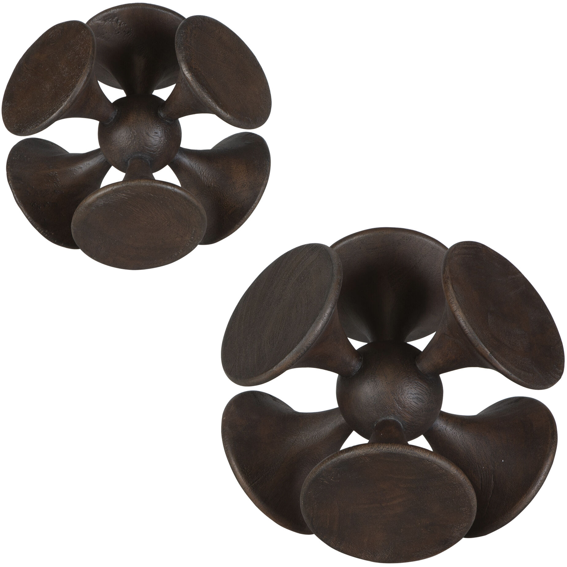 Balanced Harmony 10 X 10 inch Sculptures, Set of 2