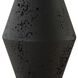 Threefold 29.75 inch 150.00 watt Black Stone and Antique Brass Table Lamp Portable Light