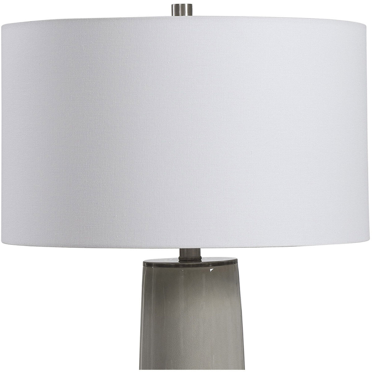 Abdel 31 inch 150.00 watt Two Tone Light Gray Glaze Table Lamp Portable Light
