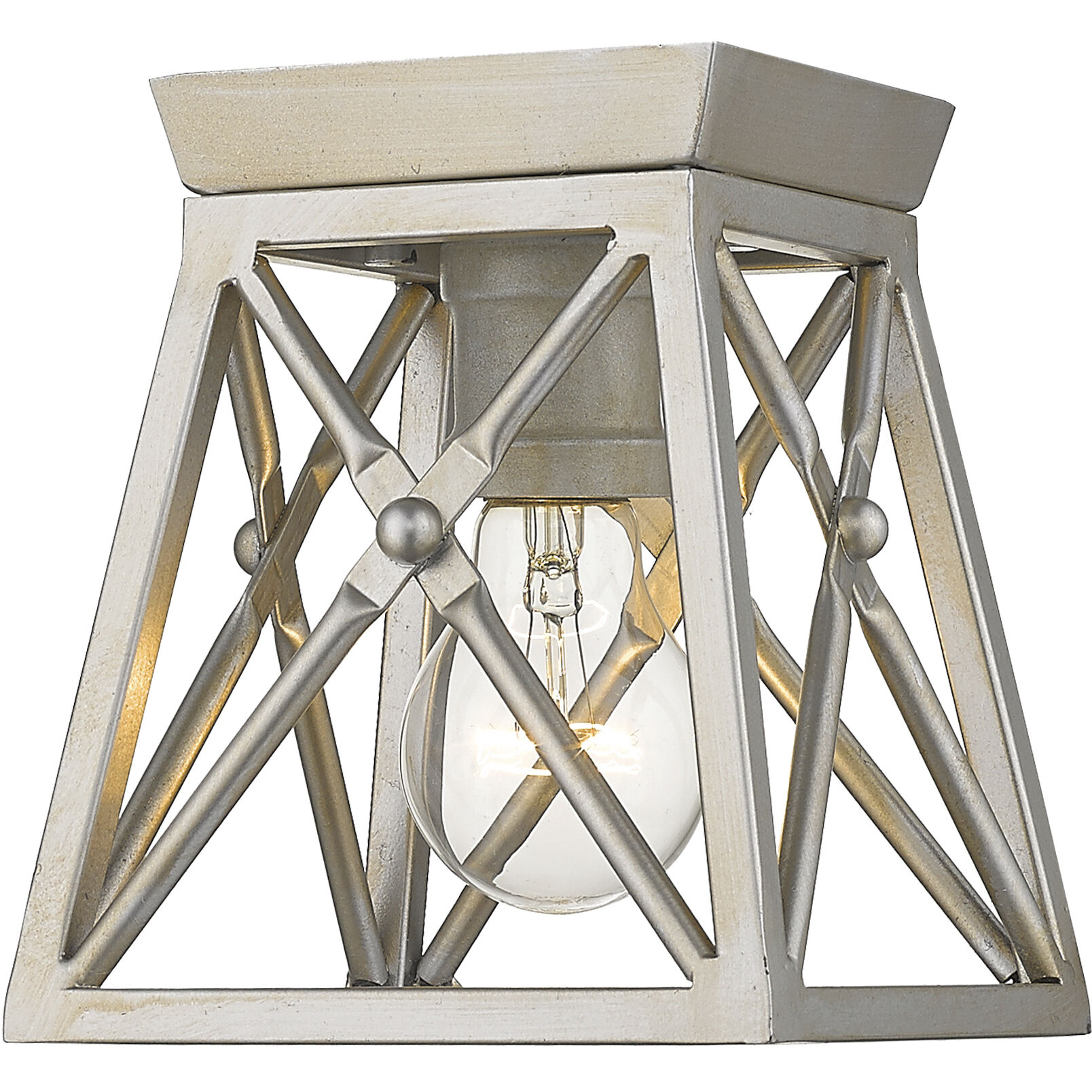 Trestle 1 Light 6.00 inch Flush Mount
