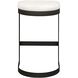 Maude 30 inch Java Black and Taupe Grey Outdoor Bar Stool
