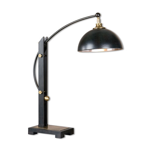 Malcolm Bronze 28 inch 100 watt Oil Rubbed Bronze Desk Lamp Portable Light 