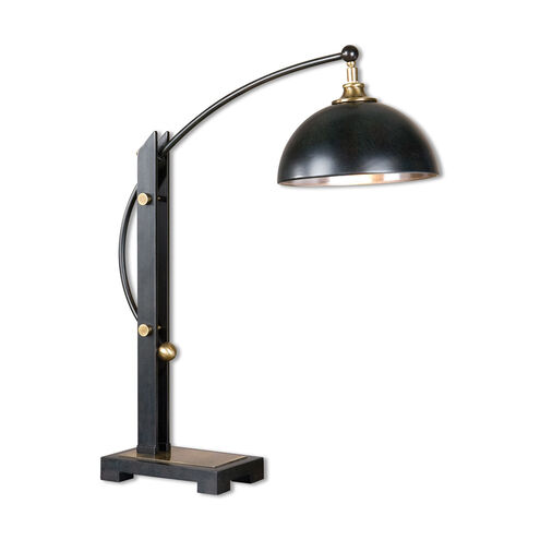 Malcolm Bronze 28 inch 100 watt Oil Rubbed Bronze Desk Lamp Portable Light