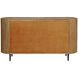 Reese Medium Oak and Dark Bronze 2 Door Cabinet