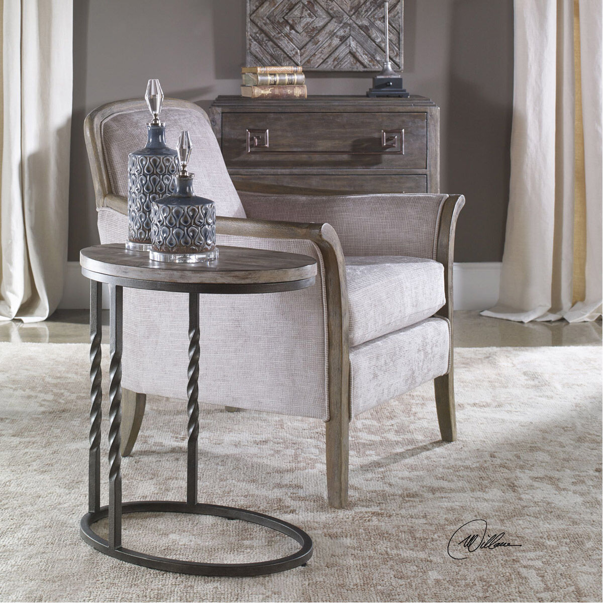 20 inch shop side table