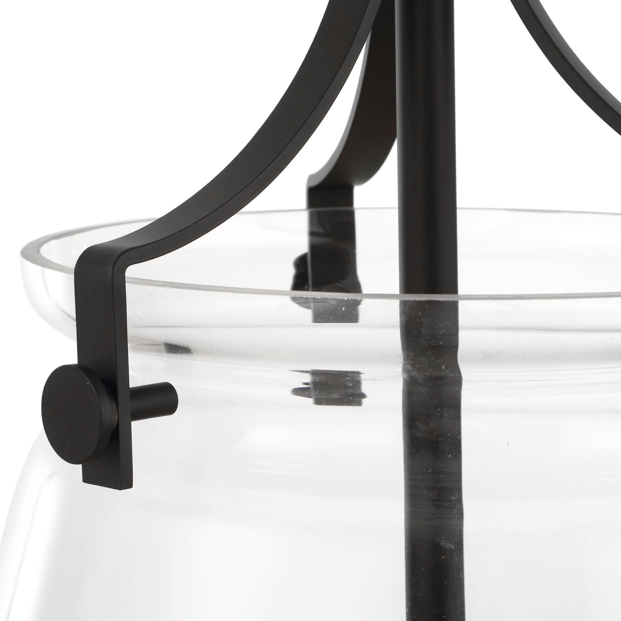 Dewdrop 1 Light 13.5 inch Matte Black Pendant Ceiling Light