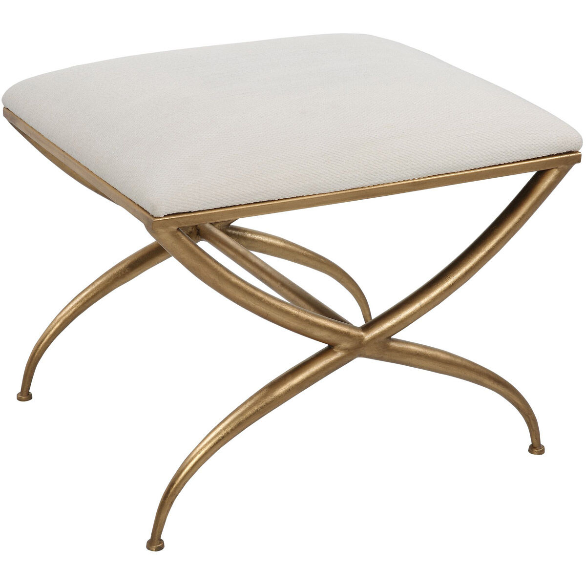 Small gold outlet bench