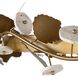 Biscotti 43.63 inch Bronze With Golden Highlight LED Chandelier Ceiling Light
