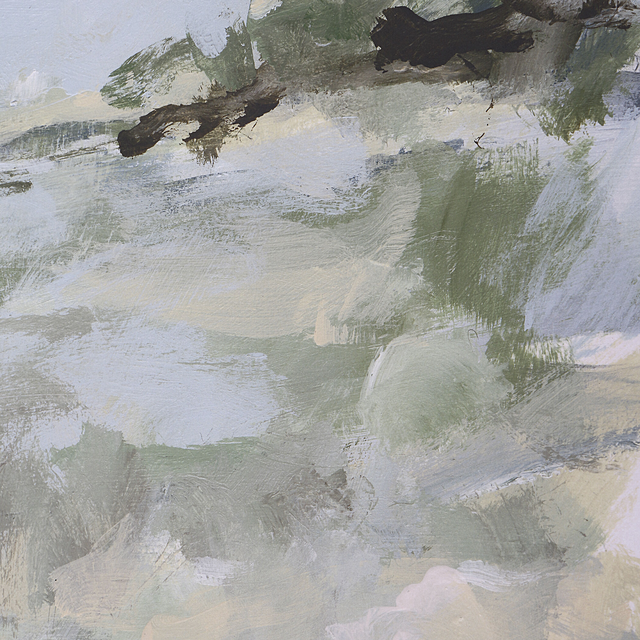 Far Away View 27 X 21 inch Framed Prints, Set of 2