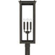 Hunt 4 Light 29 inch Oiled Bronze Outdoor Post Lantern