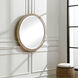 Carbet 39.75 X 39.75 inch Braided Banana Leaf and Matte White Wall Mirror