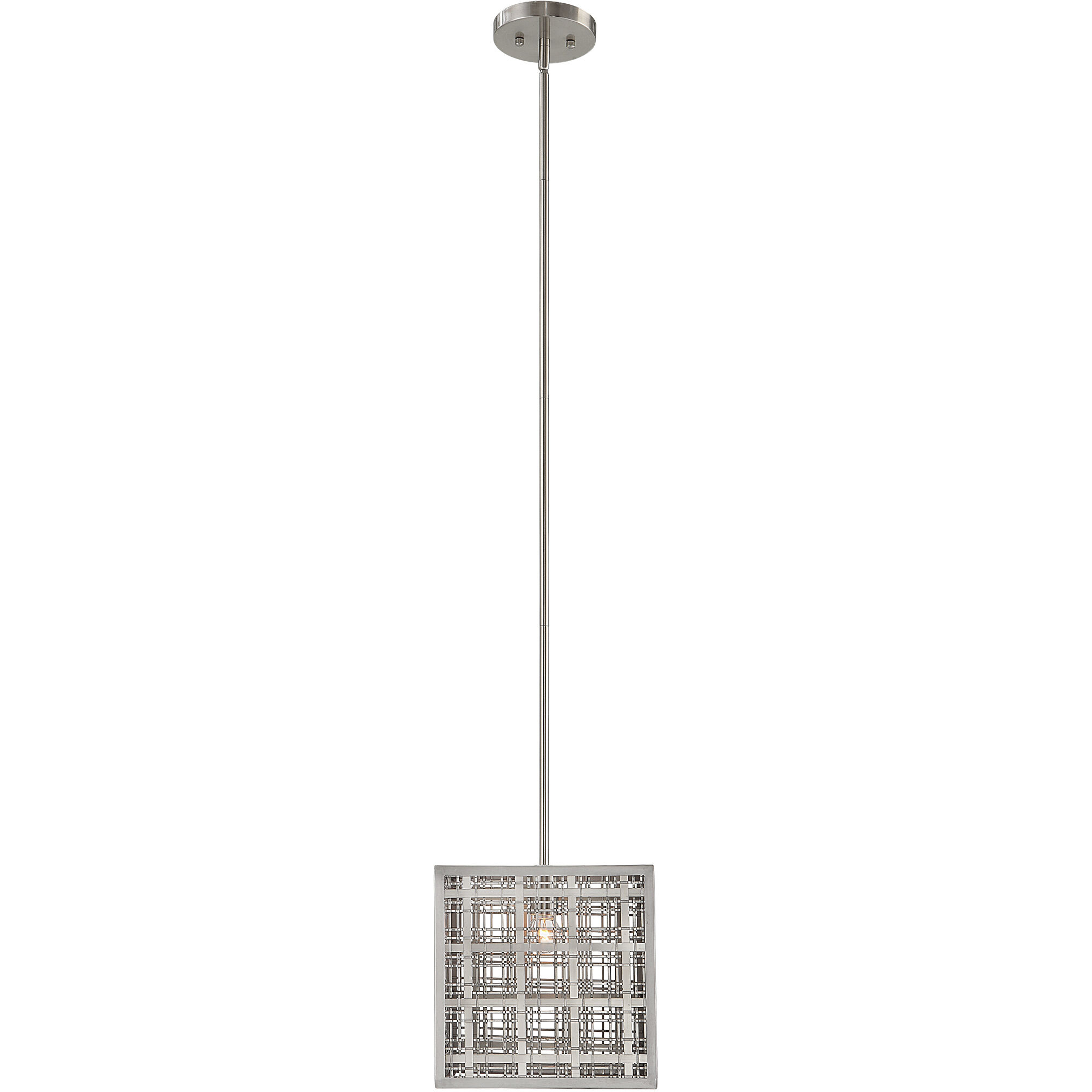 Pendleton 1 Light 10 inch Satin Nickel Pendant Ceiling Light