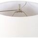 Beckley 18.75 inch 150.00 watt Distressed Charcoal Glaze with Crystal and Plated Nickel Table Lamp Portable Light