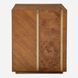 Seven Wonders 24 X 20 inch Maple Burl and Acacia and Alder Wood Side Table