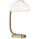 Bend The Rules 19.5 inch 60 watt Antique Brass Desk Lamp Portable Light
