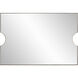 Ticket 36.13 X 24.25 inch Metallic Gold Leaf Vanity Mirror