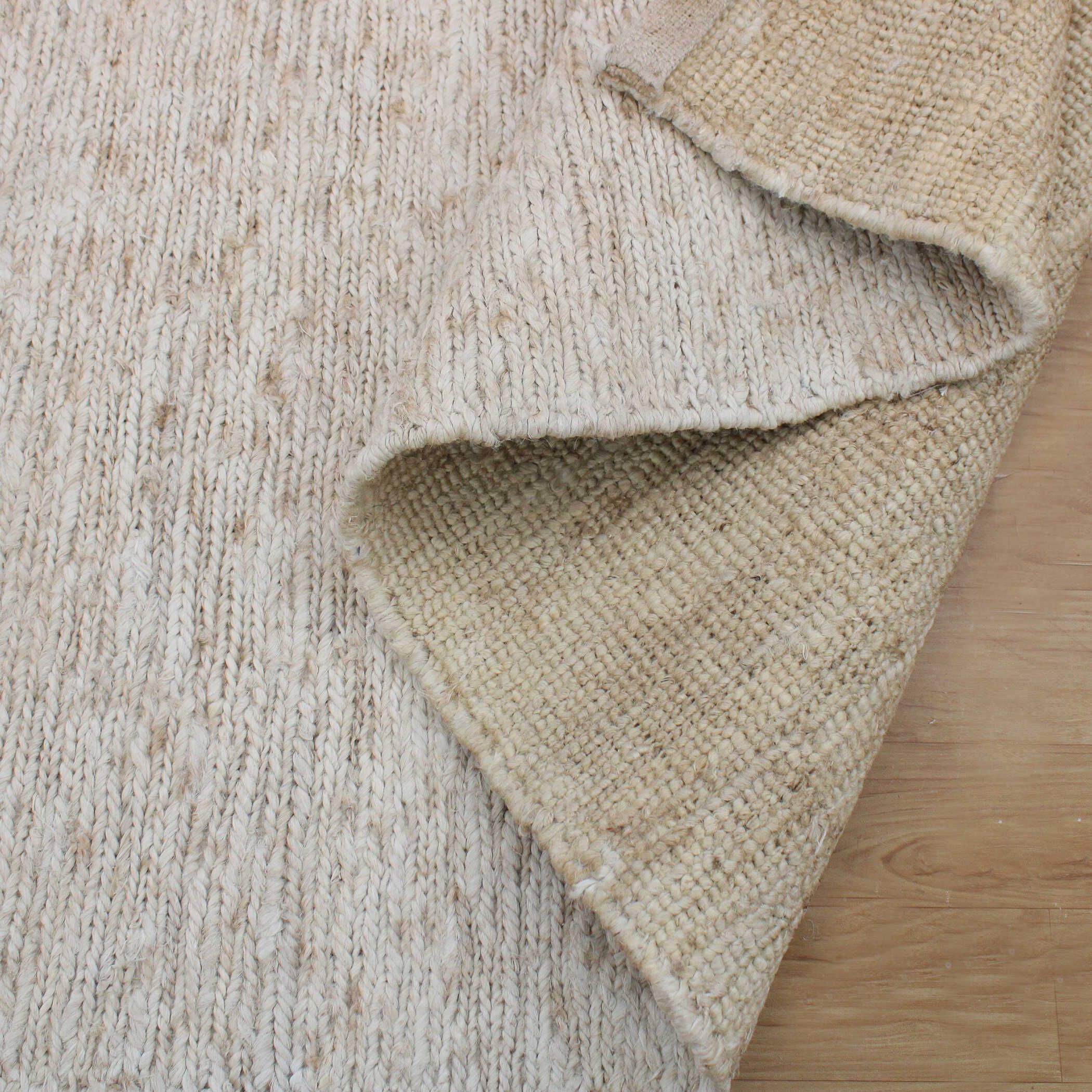 Makula 120 X 96 inch Ivory Jute Rug, 8ft x 10ft