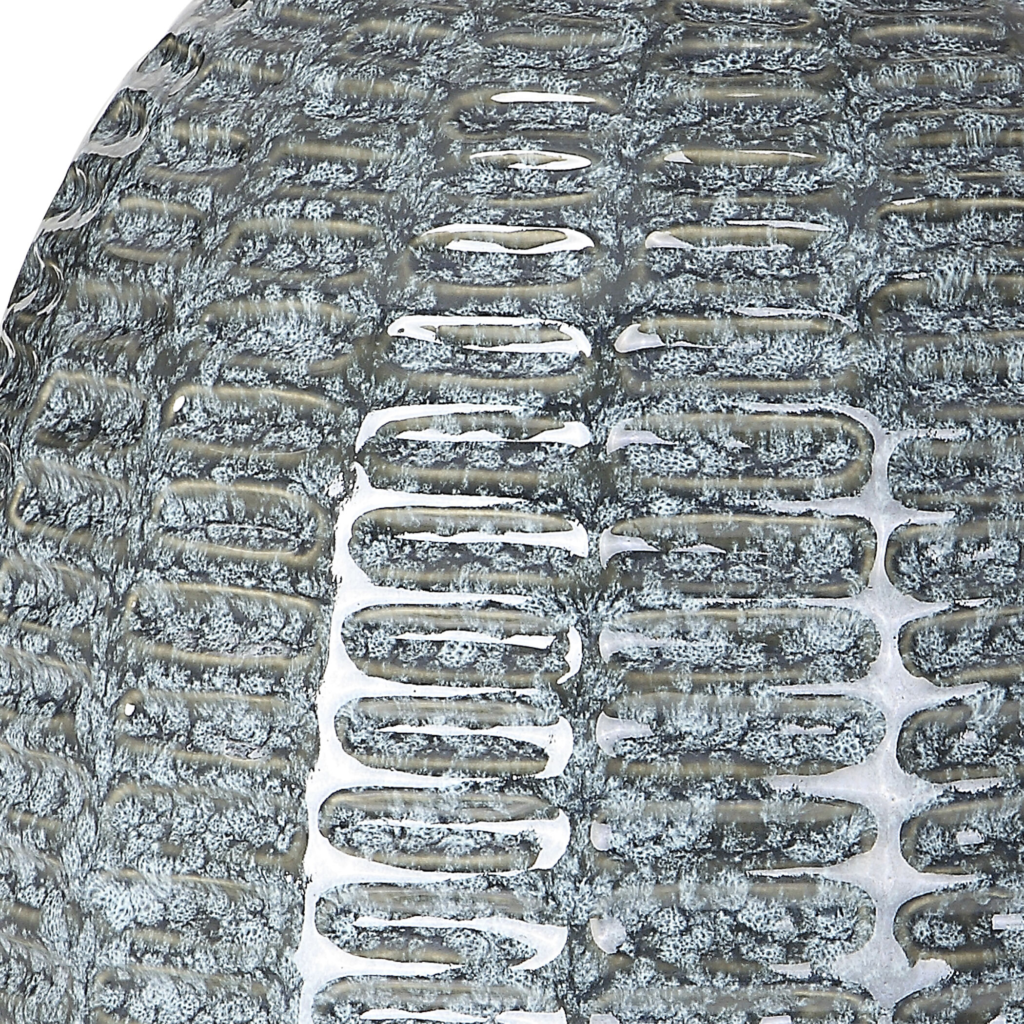 Caralina 29 inch 150.00 watt Mottled Blue-green Glaze and Polished Nickel Table Lamp Portable Light