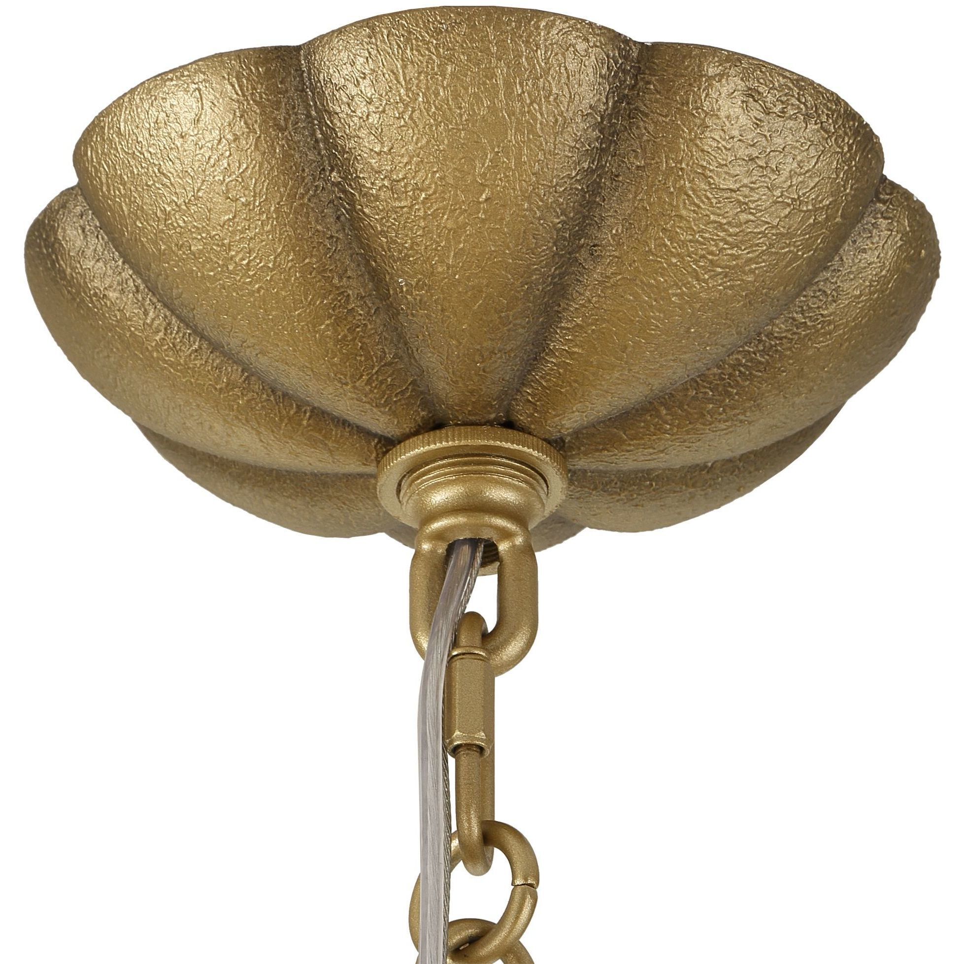 Corella 8 Light 40 inch Textured Soft Gold Chandelier Ceiling Light