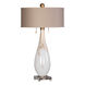Cardoni 32 inch 60 watt Brushed Brass Table Lamp Portable Light