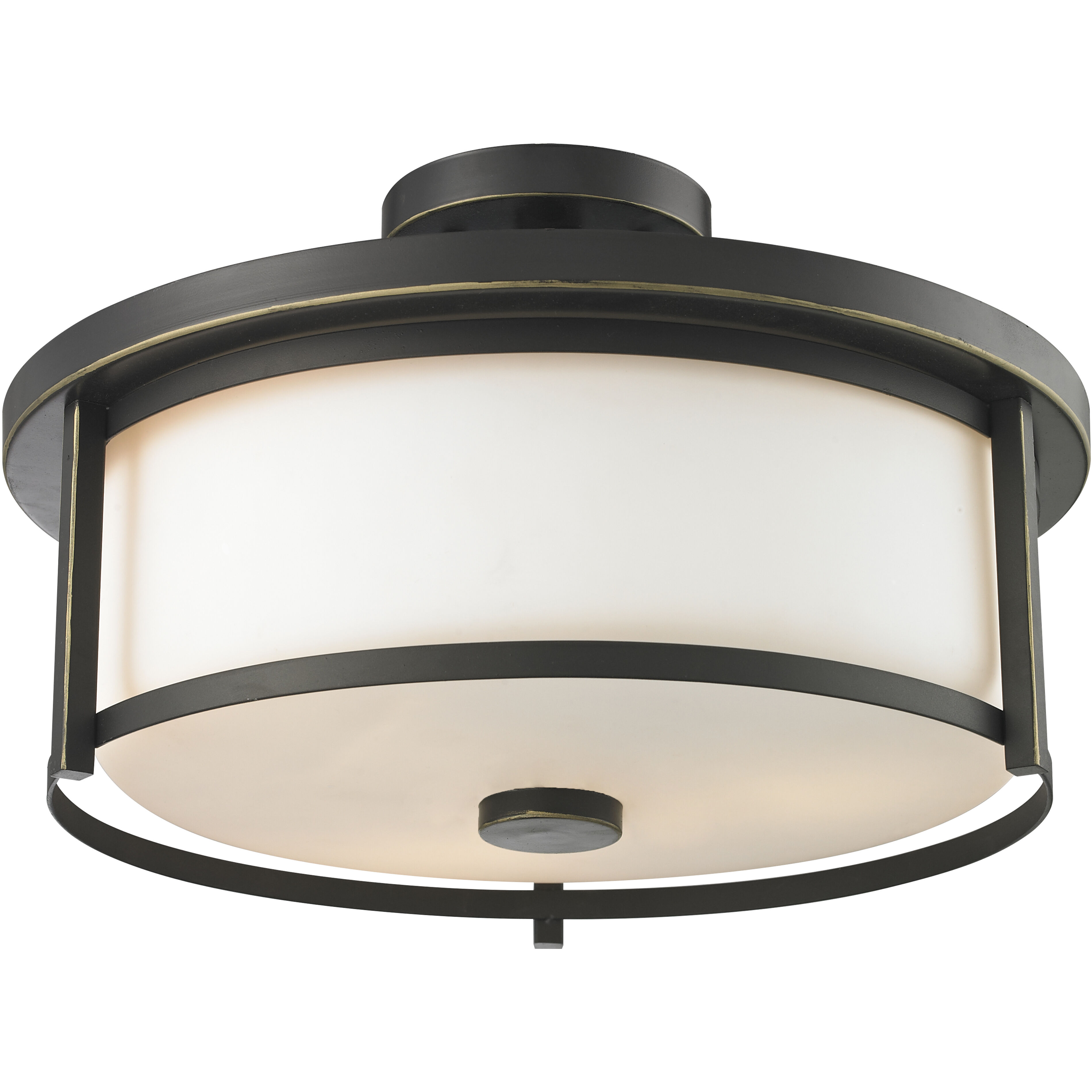 Savannah 3 Light 15.75 inch Semi-Flush Mount
