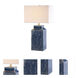 Pero 27 inch 150 watt Sapphire Blue Table Lamp Portable Light