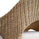 Kavali 38 inch Natural Honey and Oyster White Outdoor Counter Stool