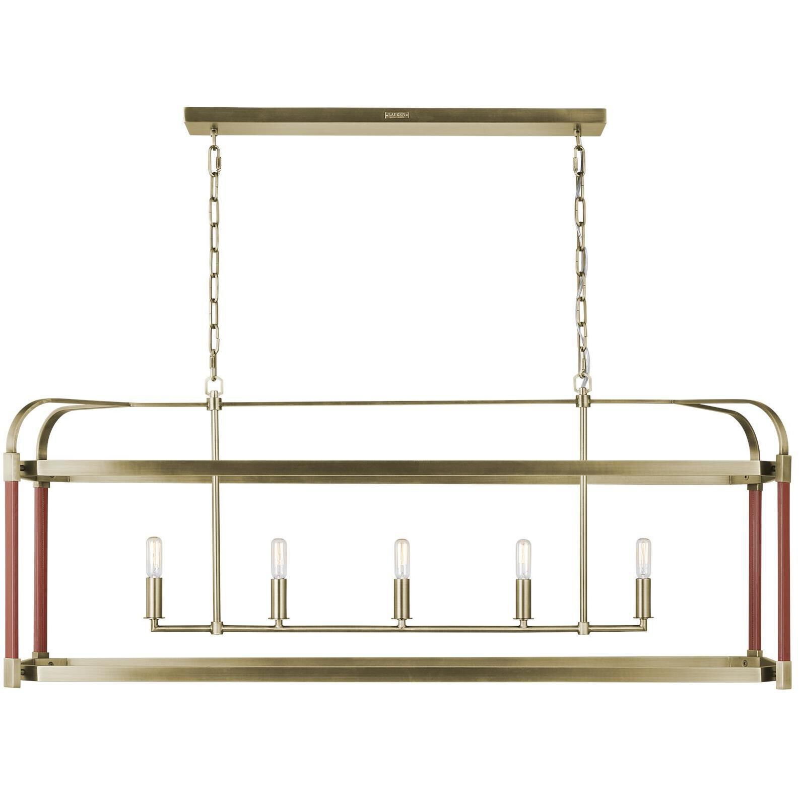 Hadley 5 Light 49.00 inch Island Light